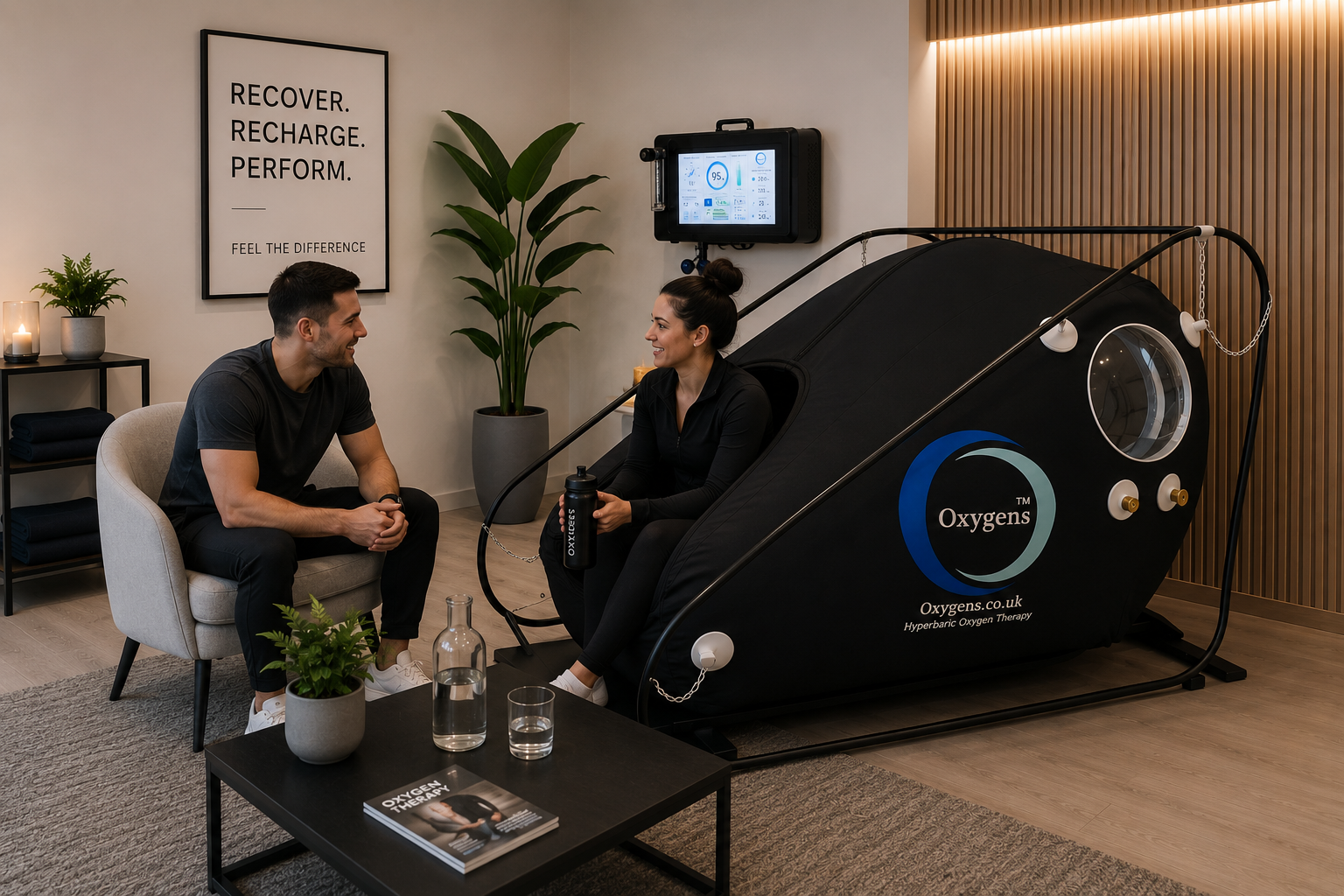 Oxygen chamber session